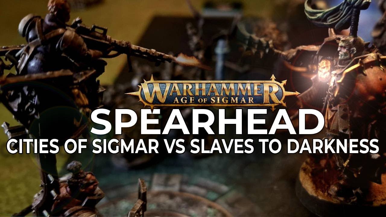 SPEARHEAD Sand & Bone | Fusil-Platoon VS Bloodwind Legion #slavestodarkness #citiesofsigmar #aos