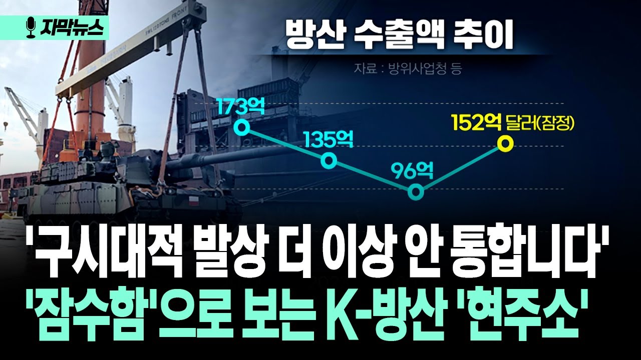 [자막뉴스] '구시대적 발상 더 이상 안 통합니다' '잠수함'으로 보는 K-방산 '현주소'