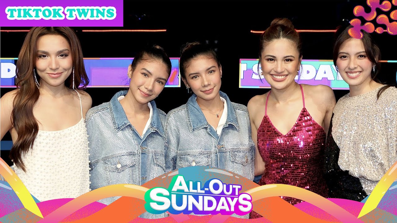 TikTok Twins, Kitty and Kakai take AOS by Storm with their insane dance moves! | All-Out Sundays