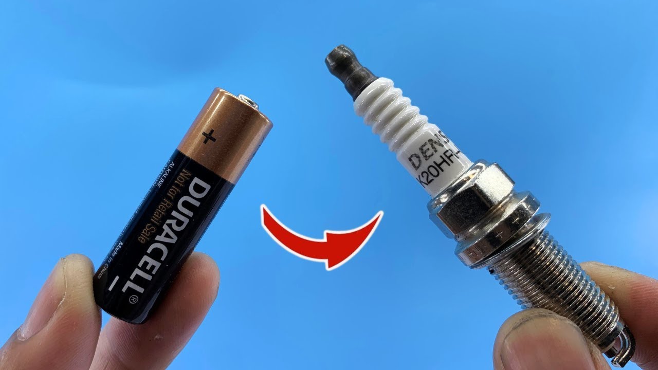 Just Put A BATTERY On The SPARK PLUG And You Will Be Amazed With The Results