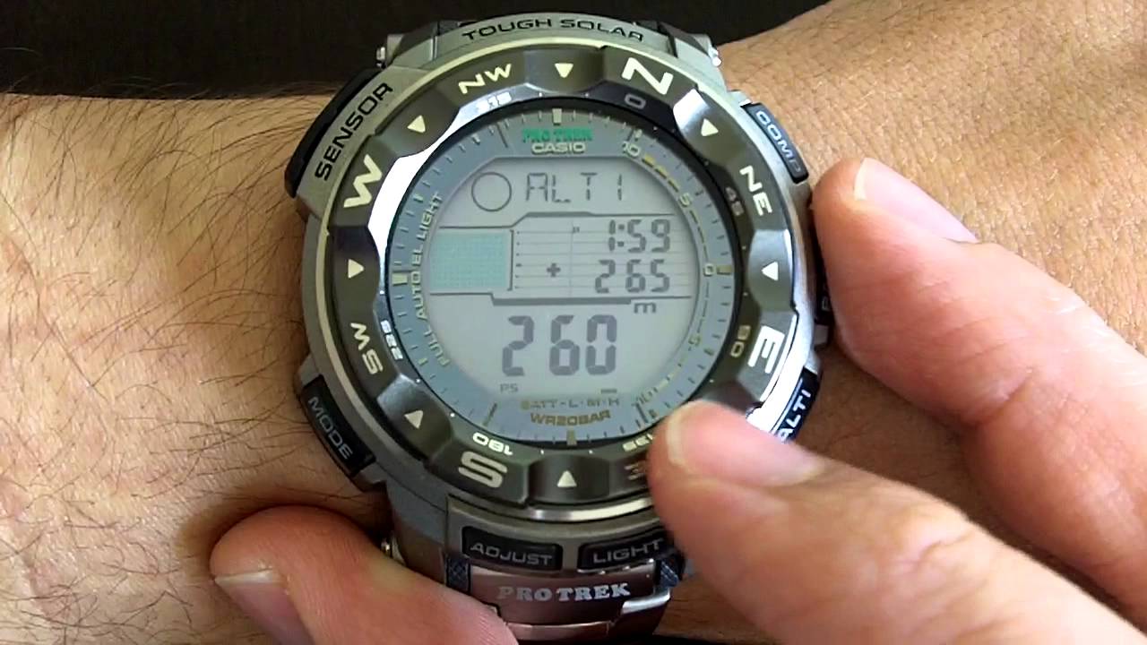 Casio Protrek Triple Sensor Tough Solar PRG250T / PRW2500T