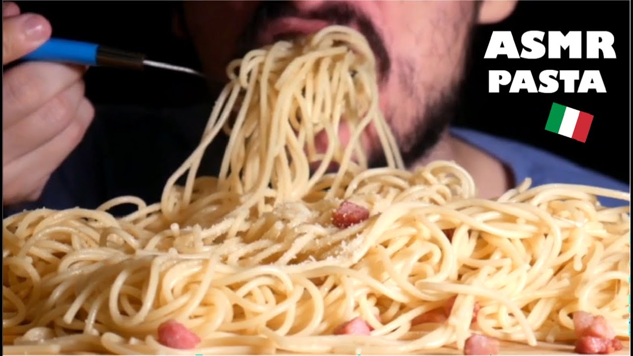 ASMR PASTA SPAGHETTI ALLA GRICIA EATING SOUNDS | BIG BITES | ITALIAN MUKBANG ITA FOOD 먹방 스파게티치즈
