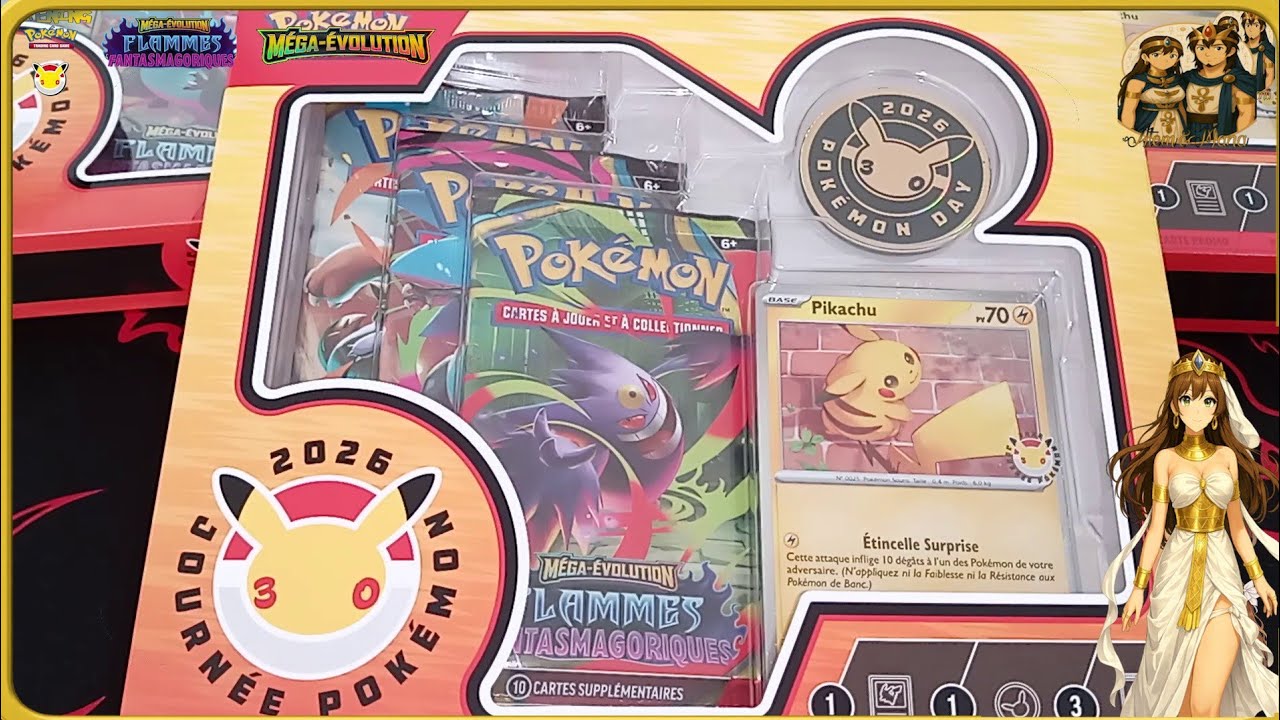 Pokémon Day 2026 💛 | J’ouvre 3 Coffret Spécial Pikachu 30th Anniversary ⚡✨ Atem&Mana[FR]