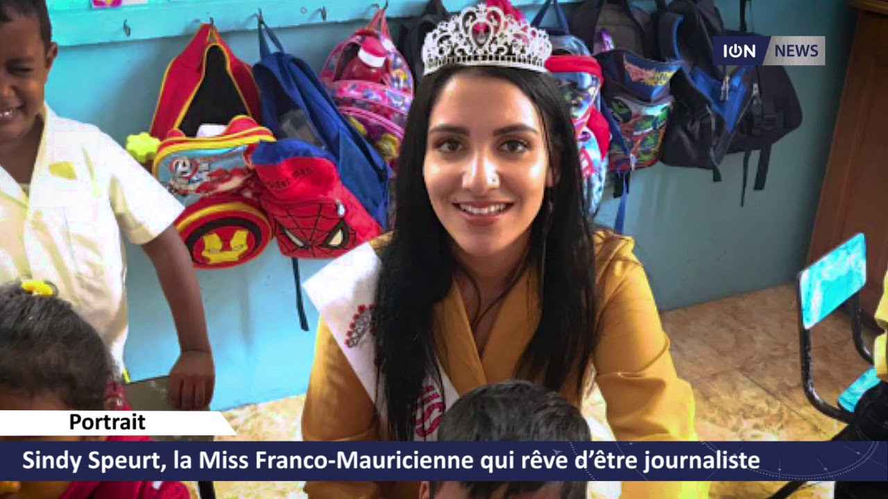 Sindy Speurt, la Miss Franco Mauricienne qui rêve d’être journaliste
