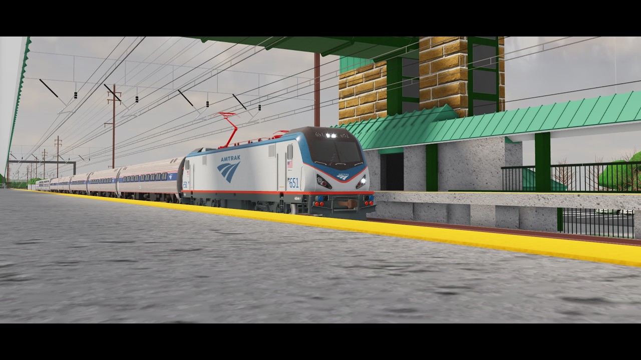 Trains at Halethorpe | Penn Line