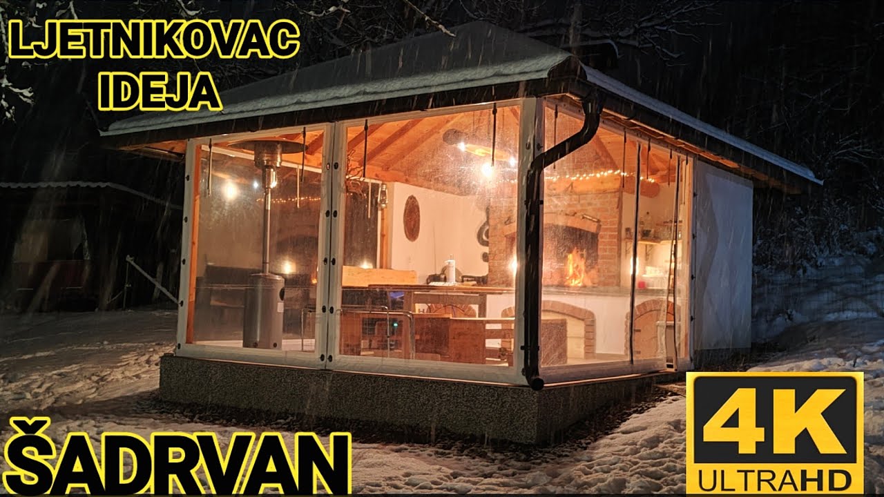 Šadrvan ljetnikovac IDEJA za izgradnju i kako riješiti problem da ne vrača dim u Šadrvan