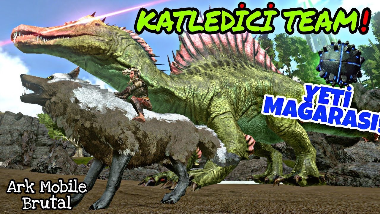 EN GÜÇLÜLER! (435 Seviye SPİNO Evcilleştirme!-420 WOLF!) | Bölüm-10 Acımasız/Brutal Ark Mobile