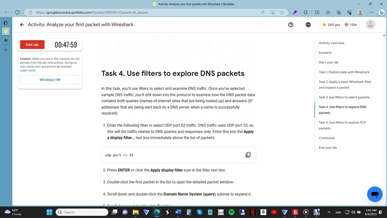 Analyze your first packet with Wireshark