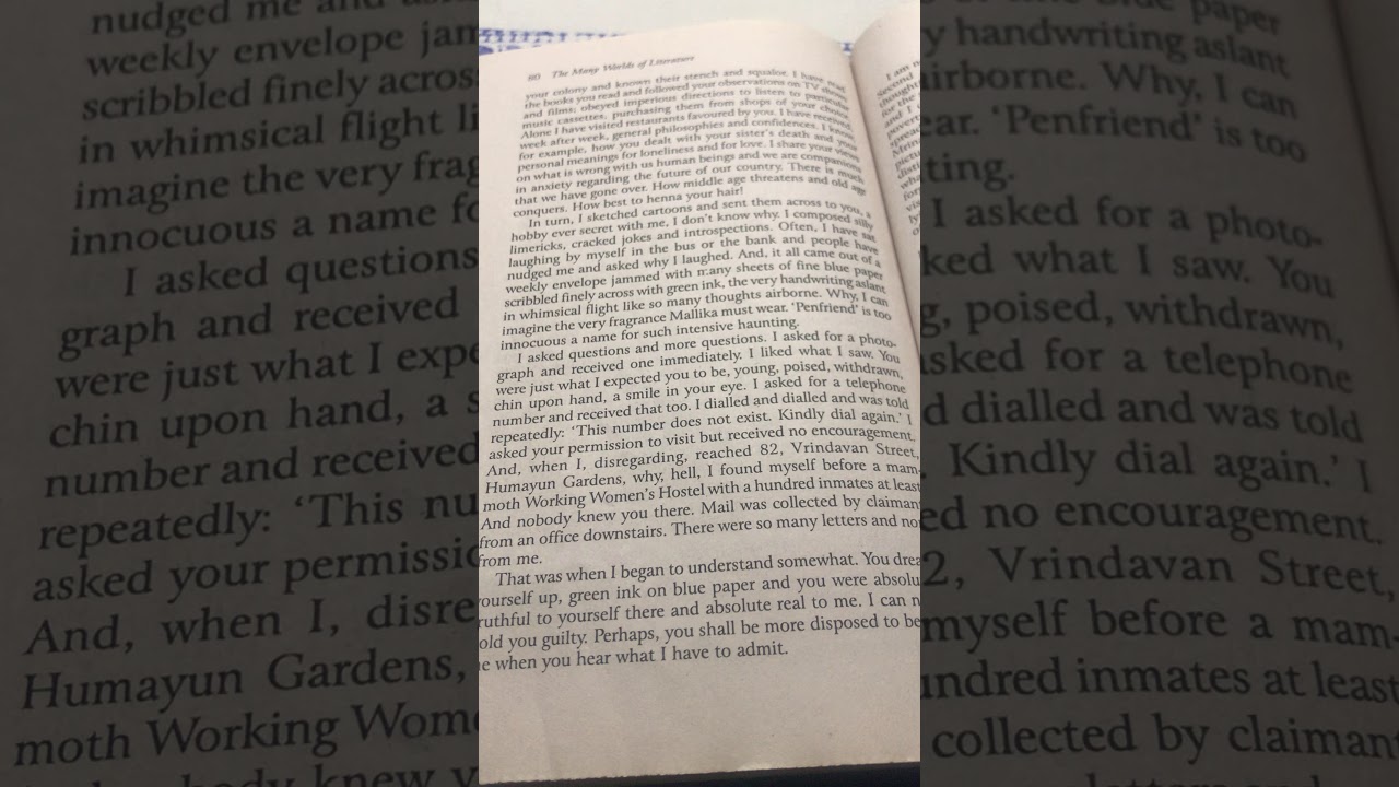 B.A.First year General English-Chapter 12 Personal Friends