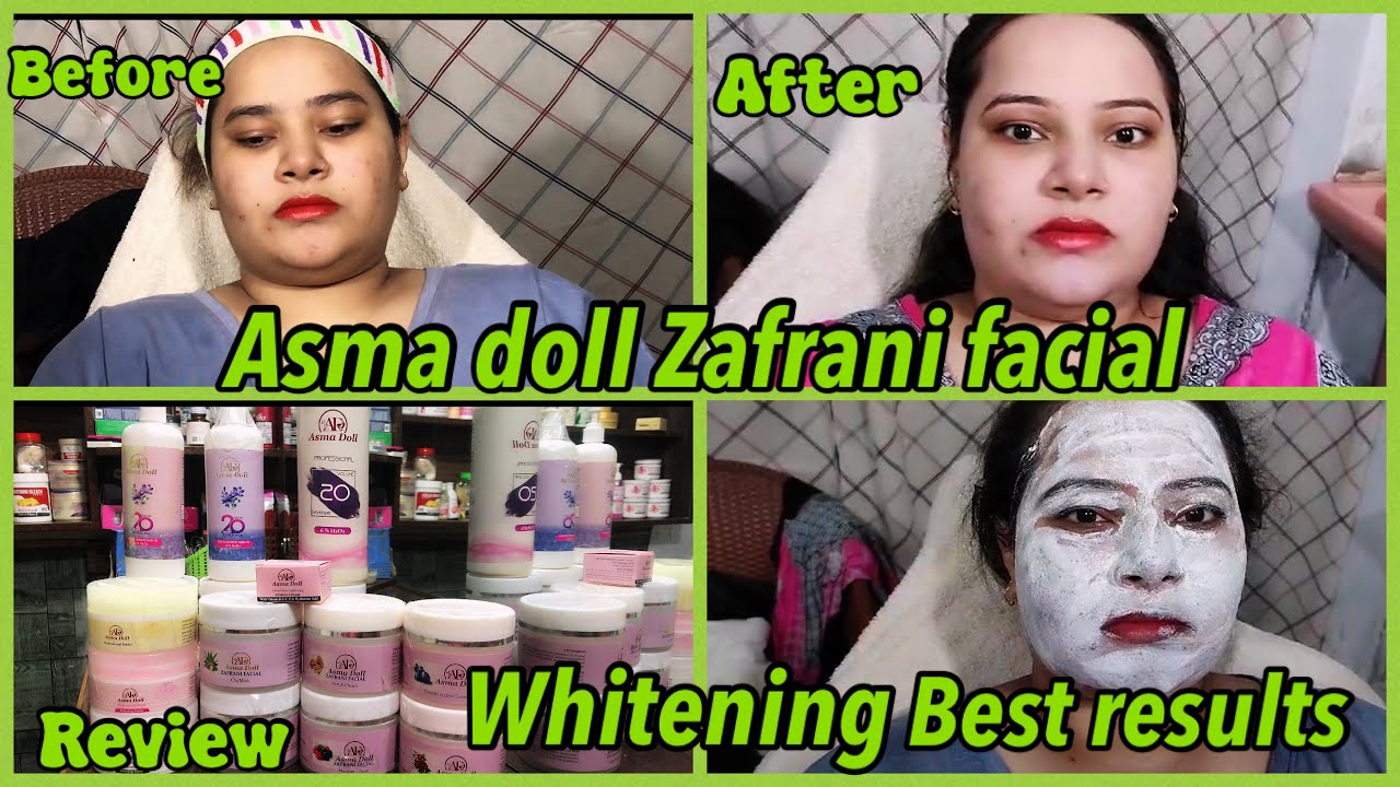 asma doll zafrani facial review. by naz afridi