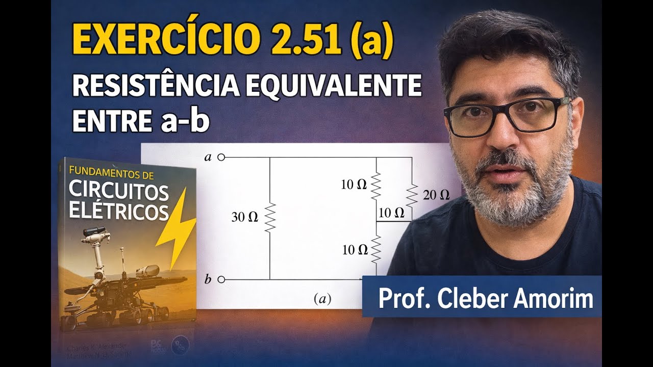 Exercício 2.51 (a) – Resistência Equivalente entre os Terminais a-b