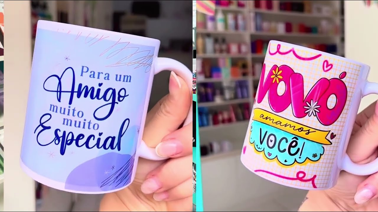 CHEGOU MEU PEDIDO + SHOPEE + NOVAS CANECAS … 