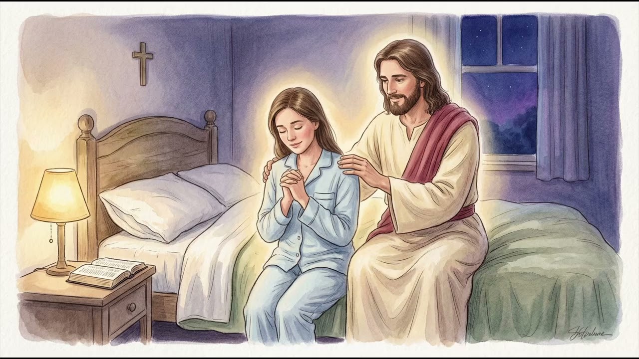 ORAÇÃO DA NOITE | ORAÇÃO PARA DORMIR | DESCANSE EM DEUS