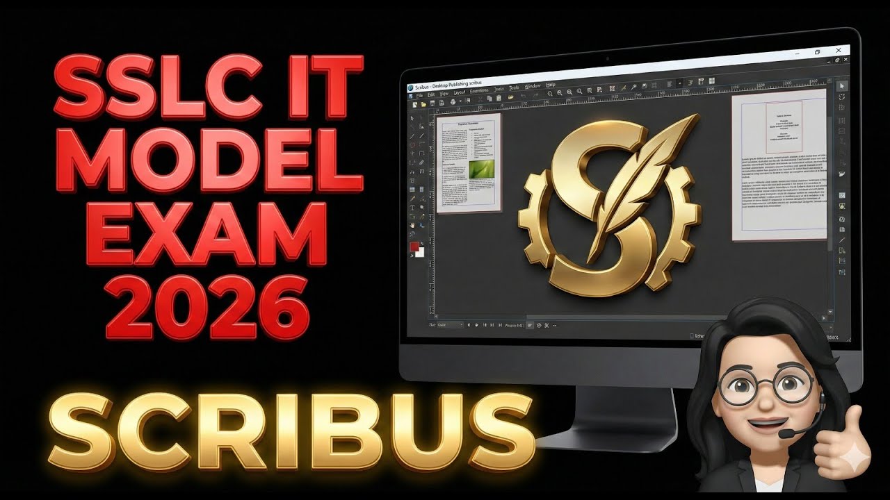 SSLC IT MODEL EXAM 2026|SCRIBUS