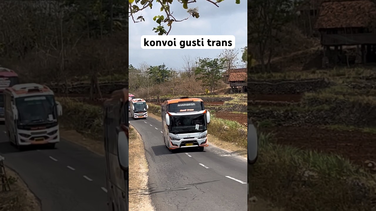 KONVOI 2 BUS CORONG ATAS #basuri #busmania #viral #shorts #trending #konvoibus