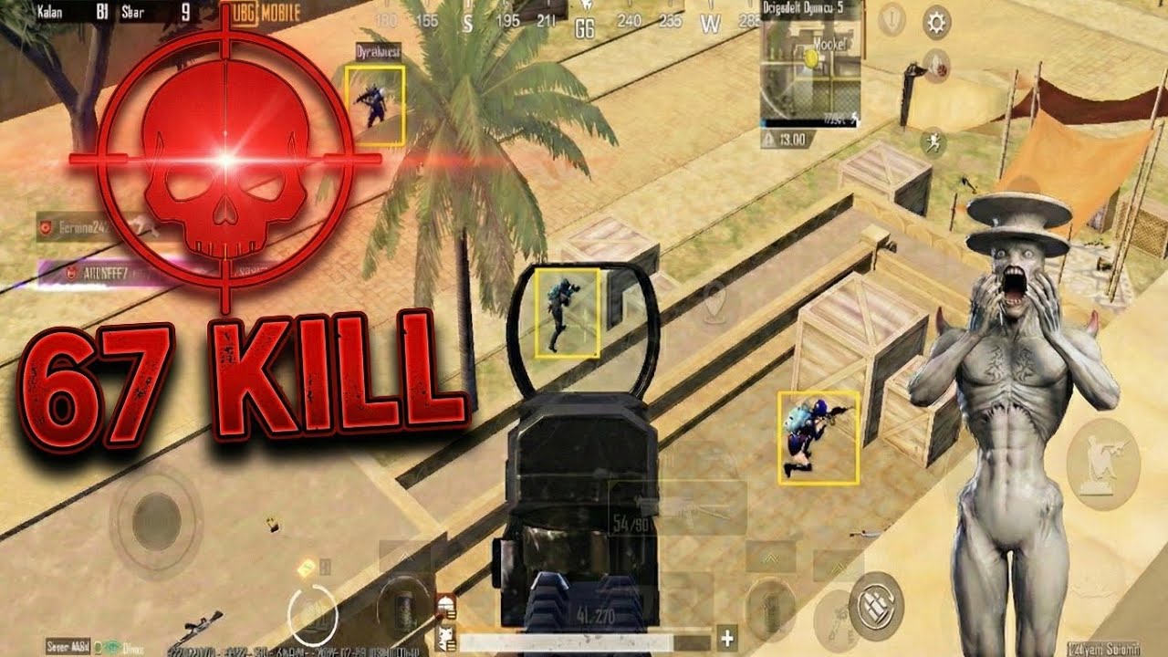 67 KILL ONE MAN SQUAD KOLAJ - PUBG MOBİLE 