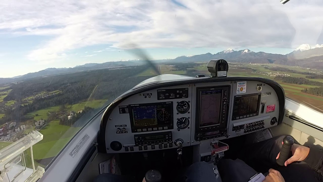 Landing at Ljubljana Aiport, PS-28 Sport Cruiser