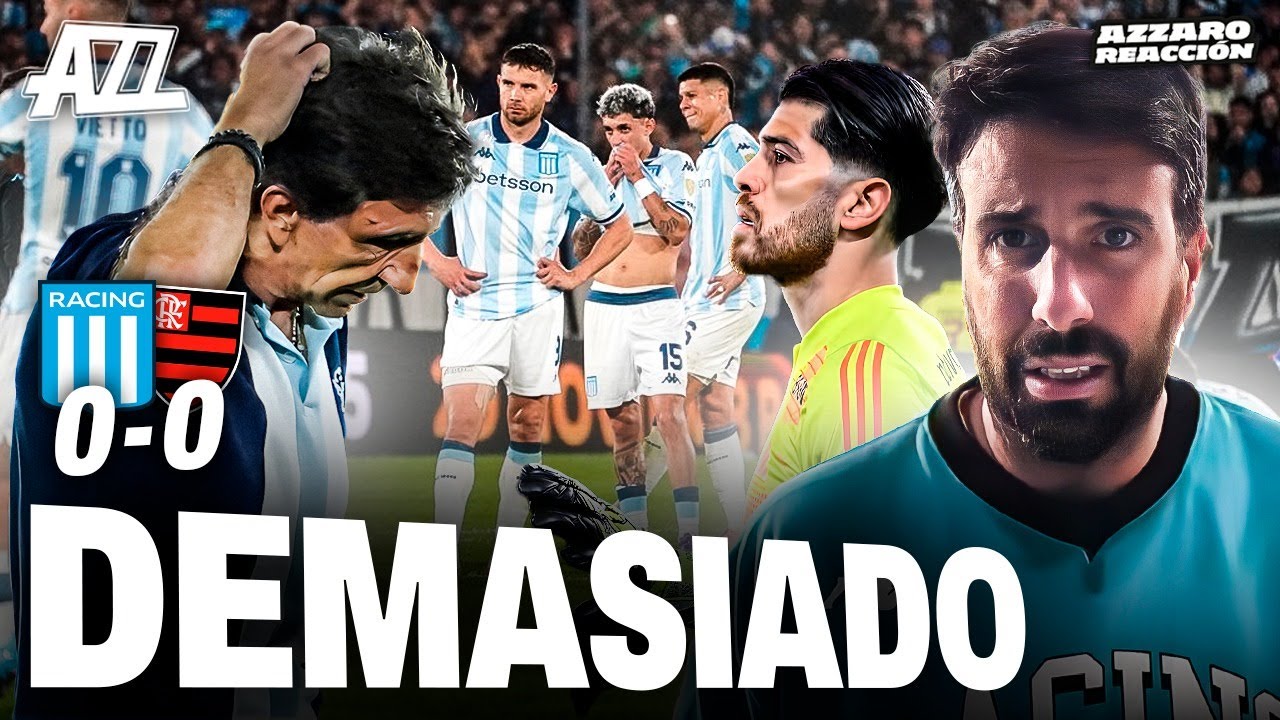 AZZARO REACCI&Oacute;N - RACING QUED&Oacute; AFUERA CON FLAMENGO DE LA COPA LIBERTADORES 