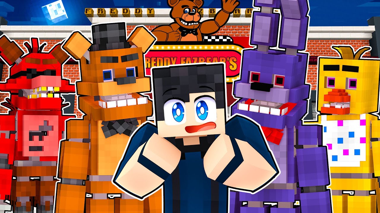A PIZZARIA de FIVE NIGHT AT FREDDY'S o FILME no MINECRAFT