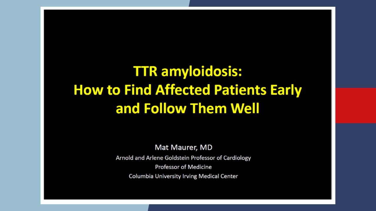 14 - Keynote Speaker: TTR Amyloid: How to Find Early and Follow Them Well | UCA 2023