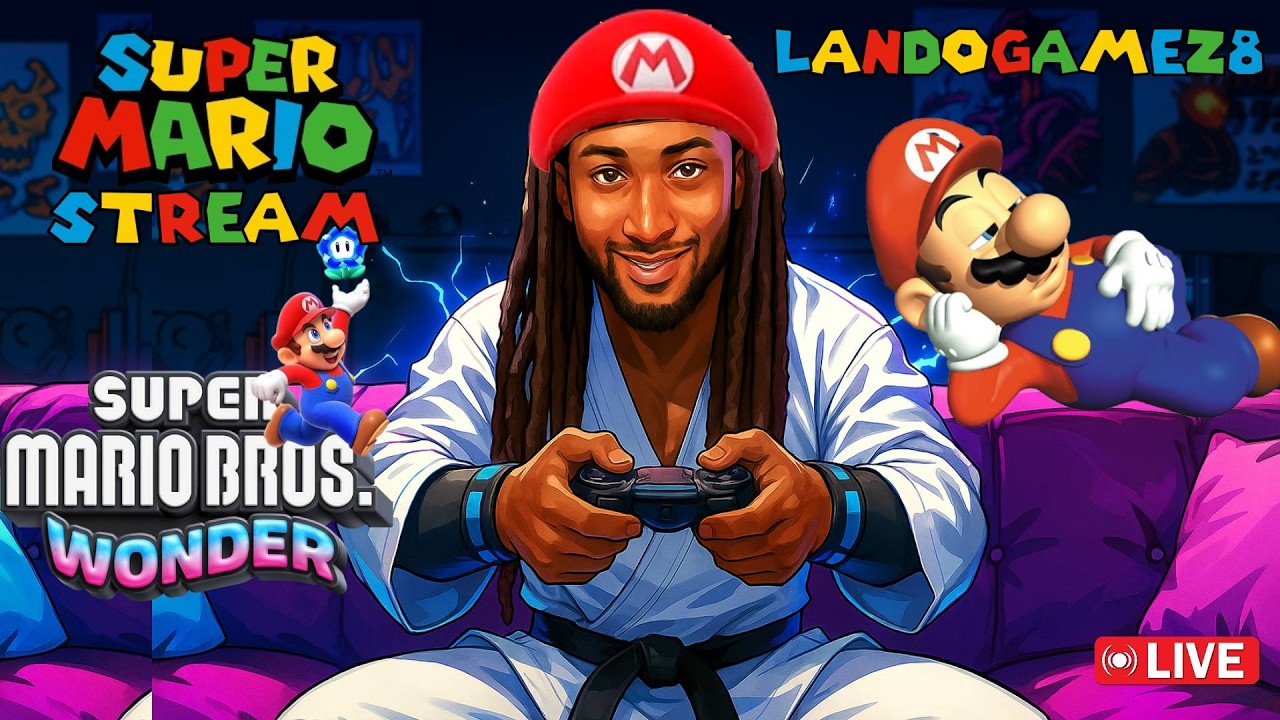 Happy Mario Day 🔴LIVE🔴 #mar10 🍄 Super Mario Wonder 🍄#supermariobroswonder @NintendoAmerica 