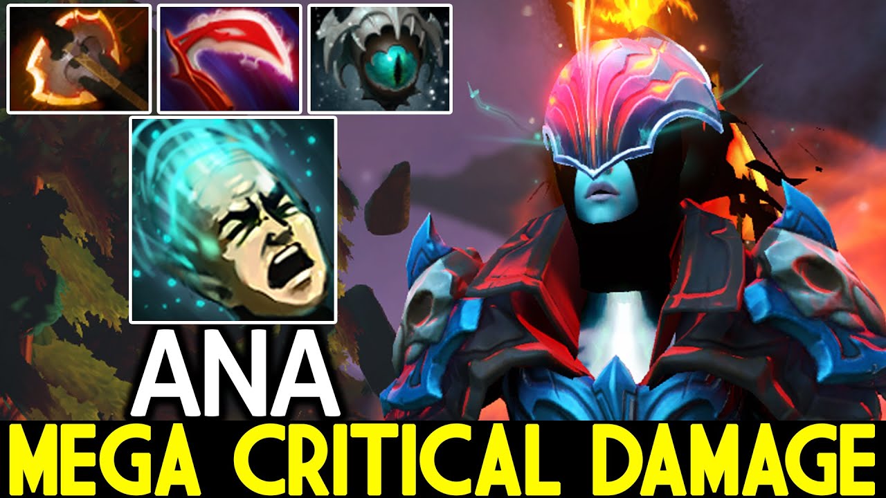 ANA [Phantom Assassin] Mega Crit Damage Too Much Power Dota 2