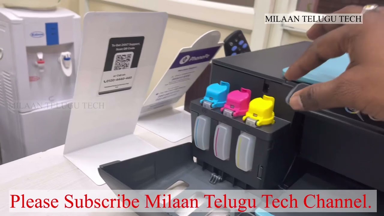 Hp Smart tank 516 wireless all in one ink tank Printer Unboxing -MILAAN TELUGU TECH