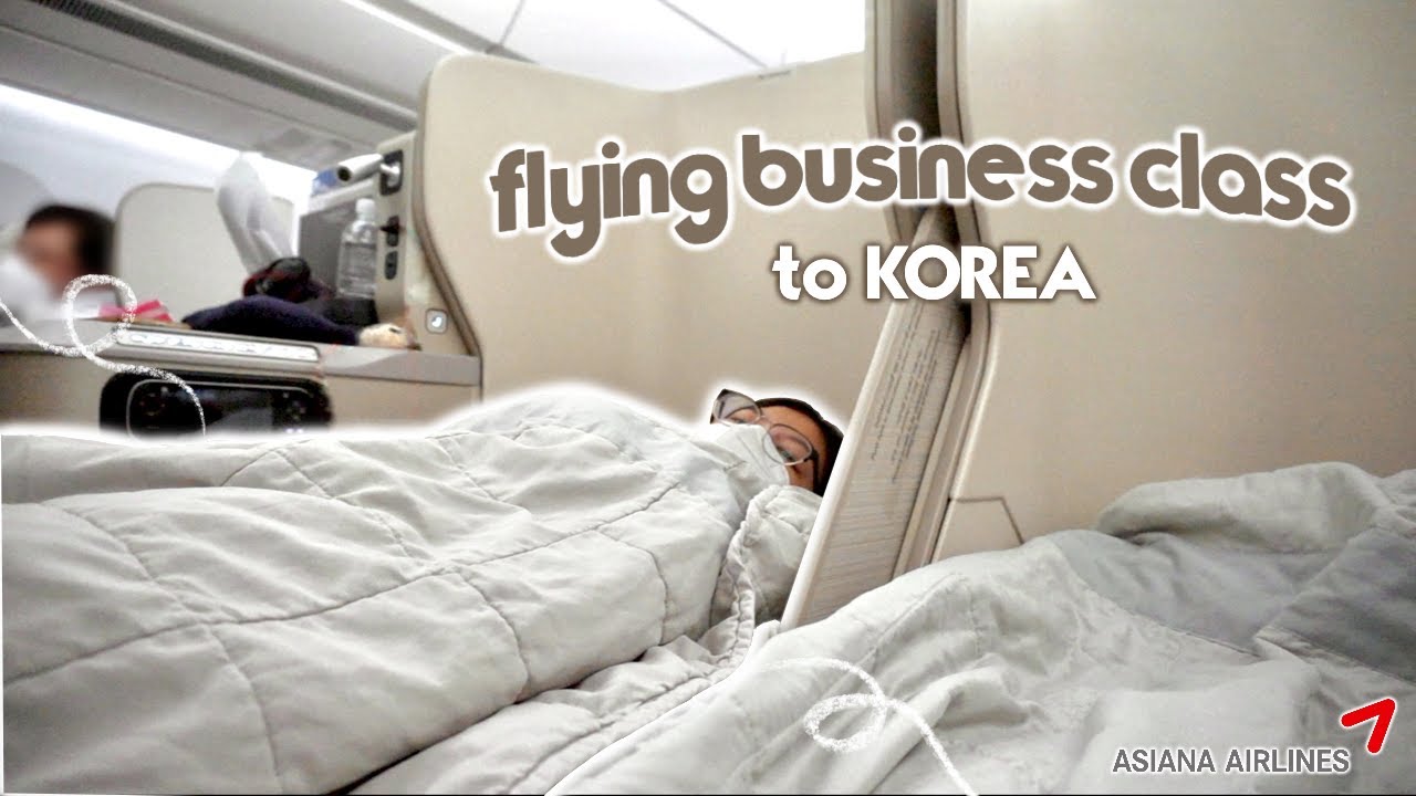 flying BUSINESS class to KOREA ✈️🇰🇷