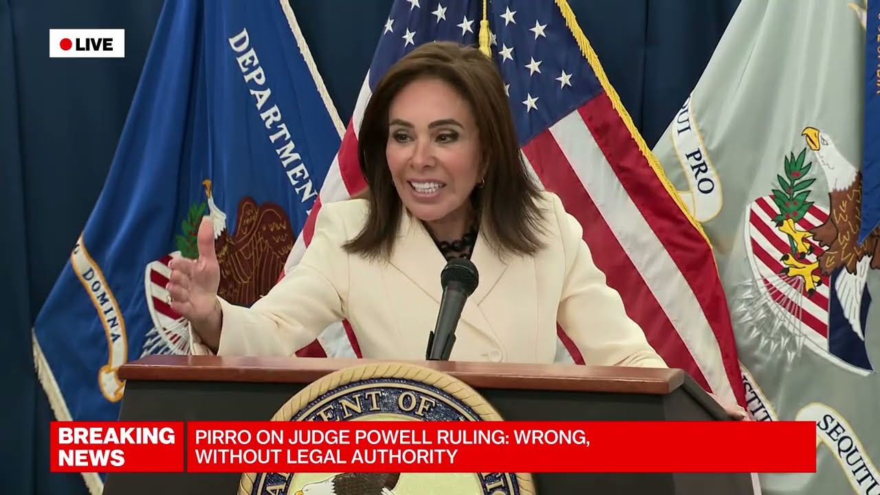 Jeanine Pirro Vows To Appeal Judge’s Decision on Fed Subpoenas (Full Press Conference)