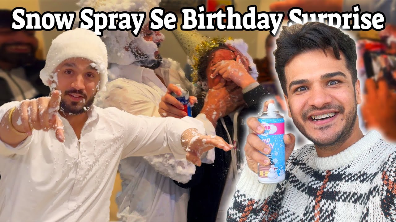Rajab Ko Birthday Surprise Main Burfo Burfi Kar Diya 😂 || New Year Trip Ki Tyari