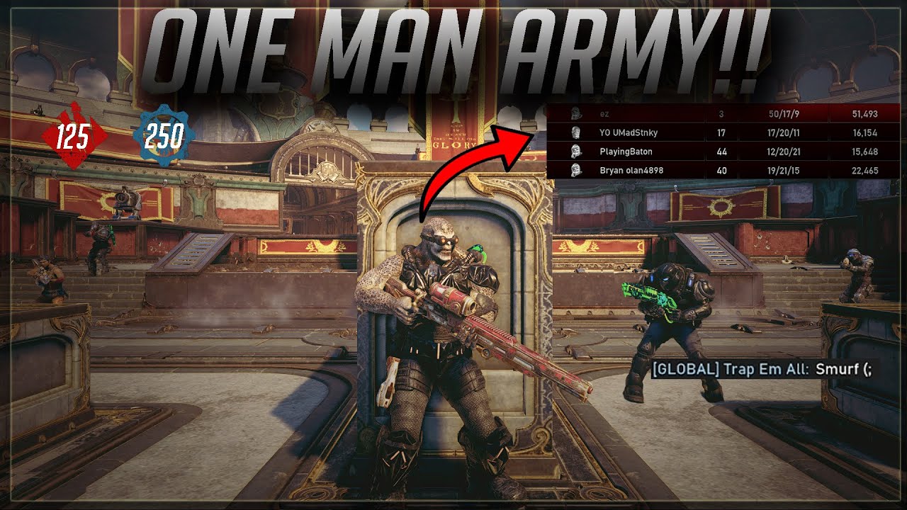 Gears 5 - ALWAYS A ONE MAN ARMY IN RANKED (SWEATY CONTROL GAMEPLAY)