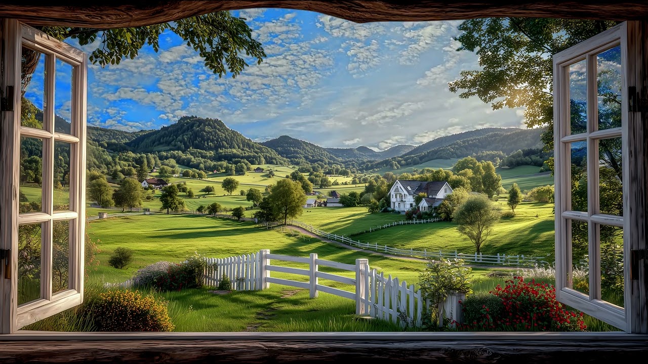 Transform Your TV Into a Peaceful Countryside Window With Birds and Natural Daylight