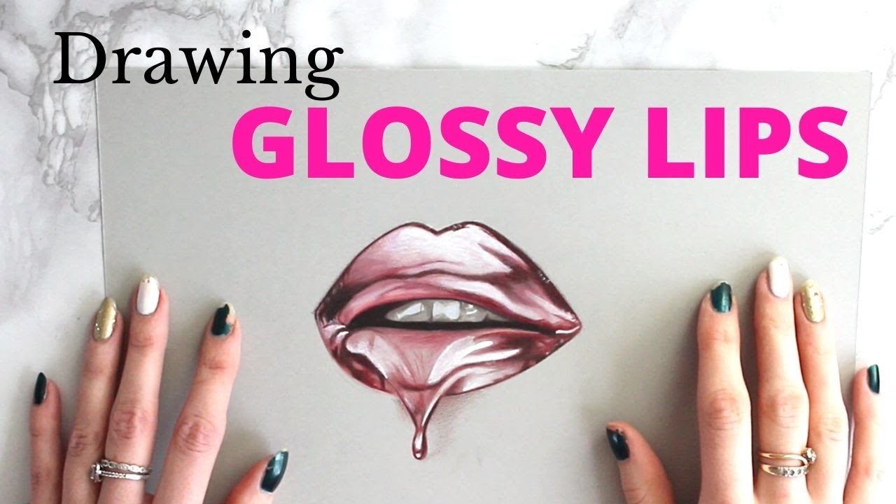 Tutorial: Drawing GLOSSY LIPS