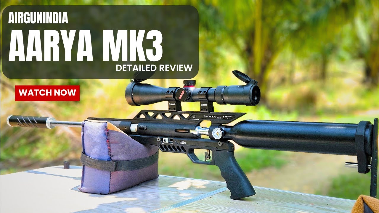 Обзор пневматической винтовки Aarya MK3 | 177 калибра | Цельная металлическая рама | Сделано в Индии