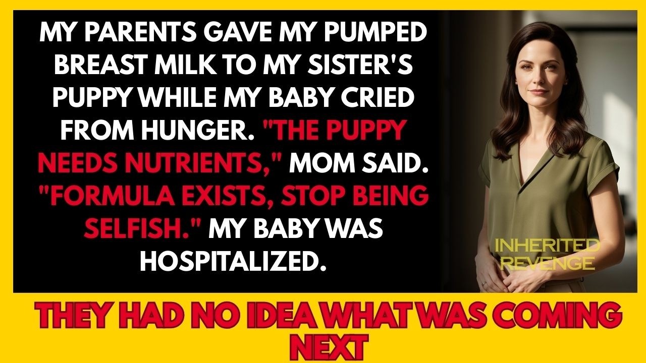 My Parents Gave My Breast Milk to My Sister's Puppy While My Baby Starved I Made Sure They Paid Dear