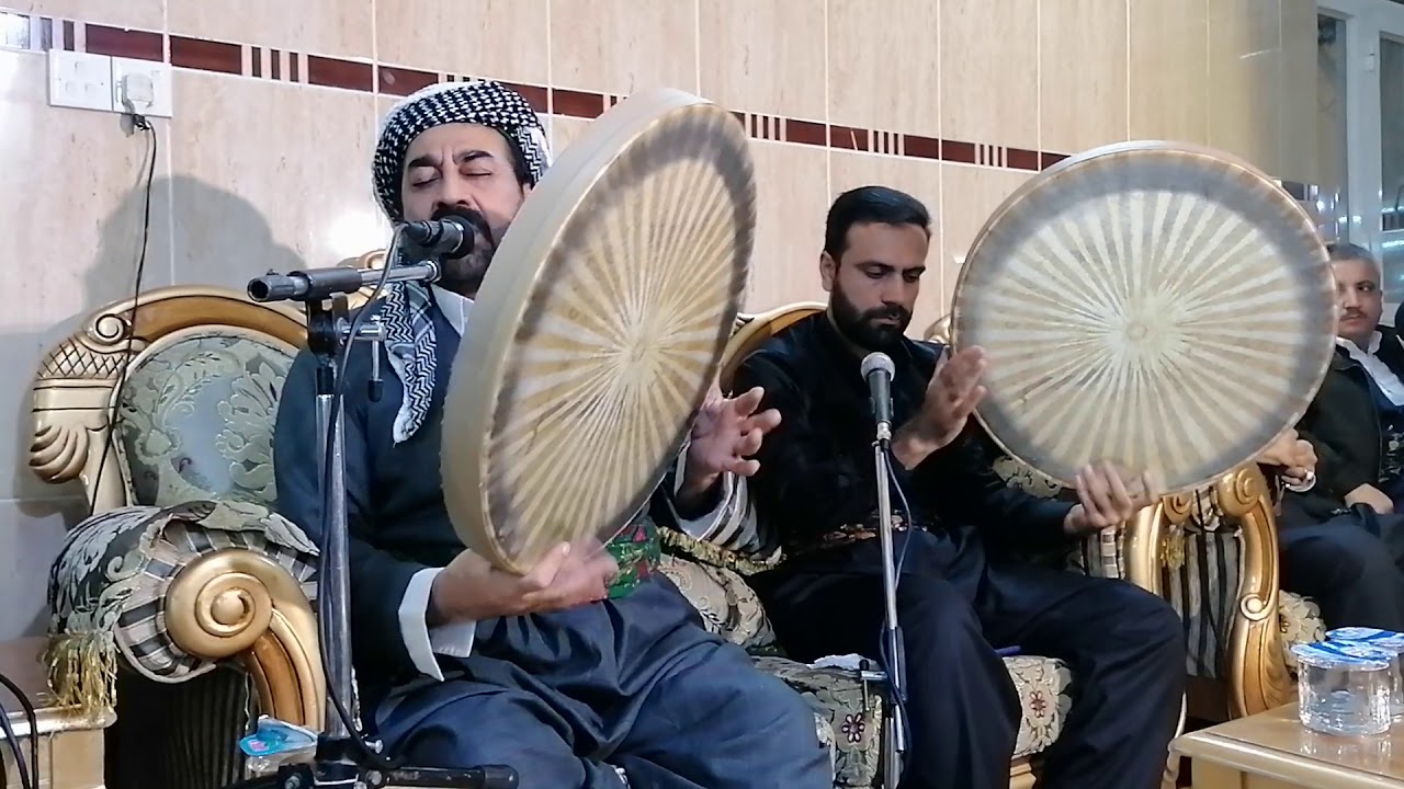 جەنابی سید شێخ احمد کاریتانی لە پرسەی مام حاجی کریم بندیان