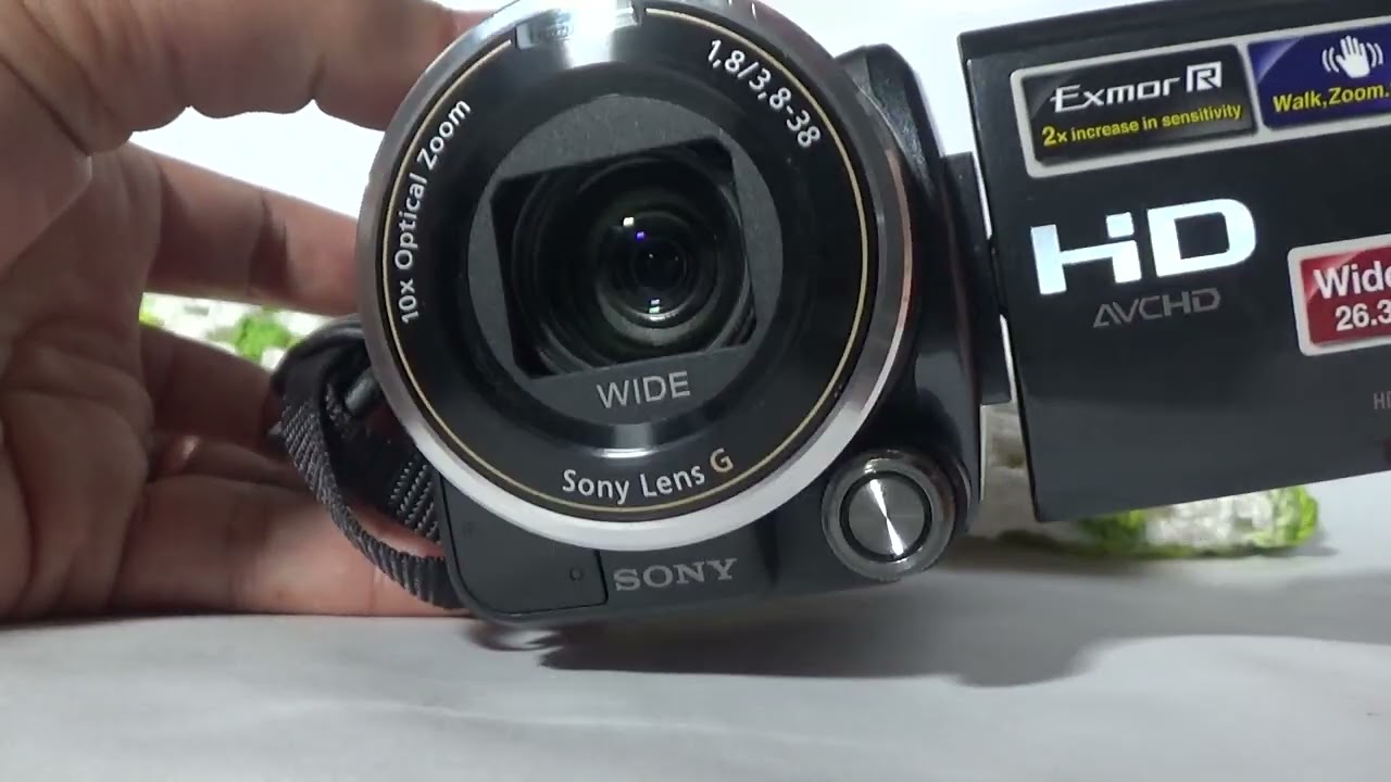 Filmadora Sony Hdr-xr550v Entrada Mic. NIGHTSHOT hdmi limpa