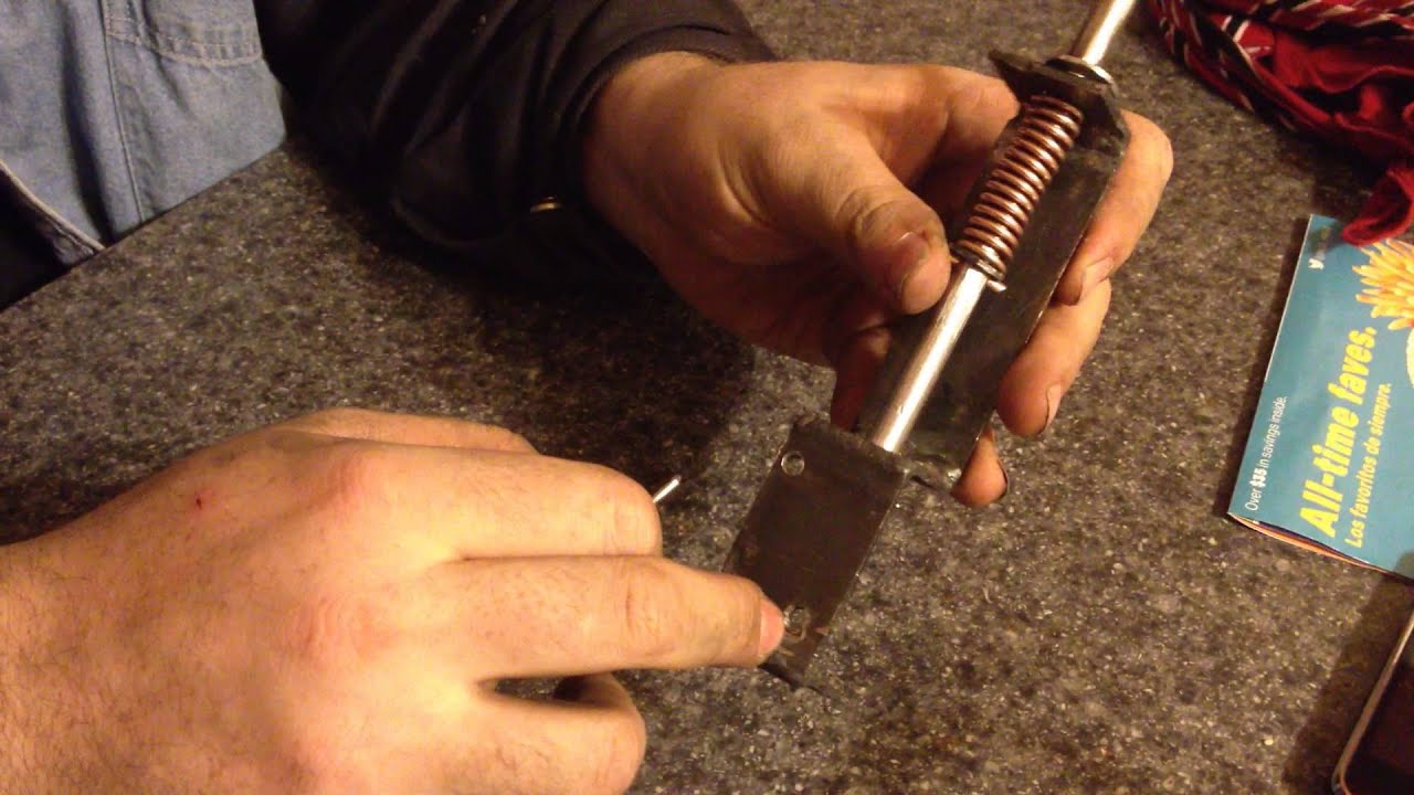 Handmade 12 gauge trip wire alarm 