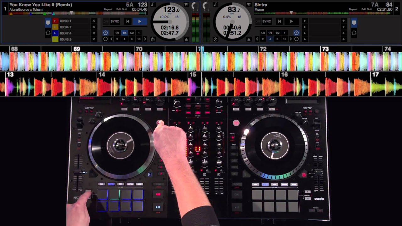 Numark NS7II Pad Modes: Cues, Loops & Rolls
