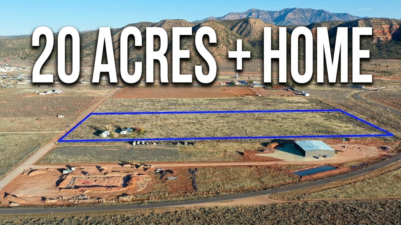 Home with 20 Acres FOR SALE in Southern Utah