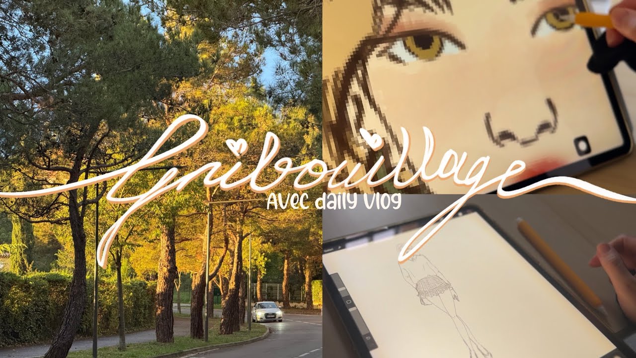 ✨🎨Une Journée Silencieuse | Dessin Digital sur Procreate, Sons de l’Apple Pencil & Petits Moments