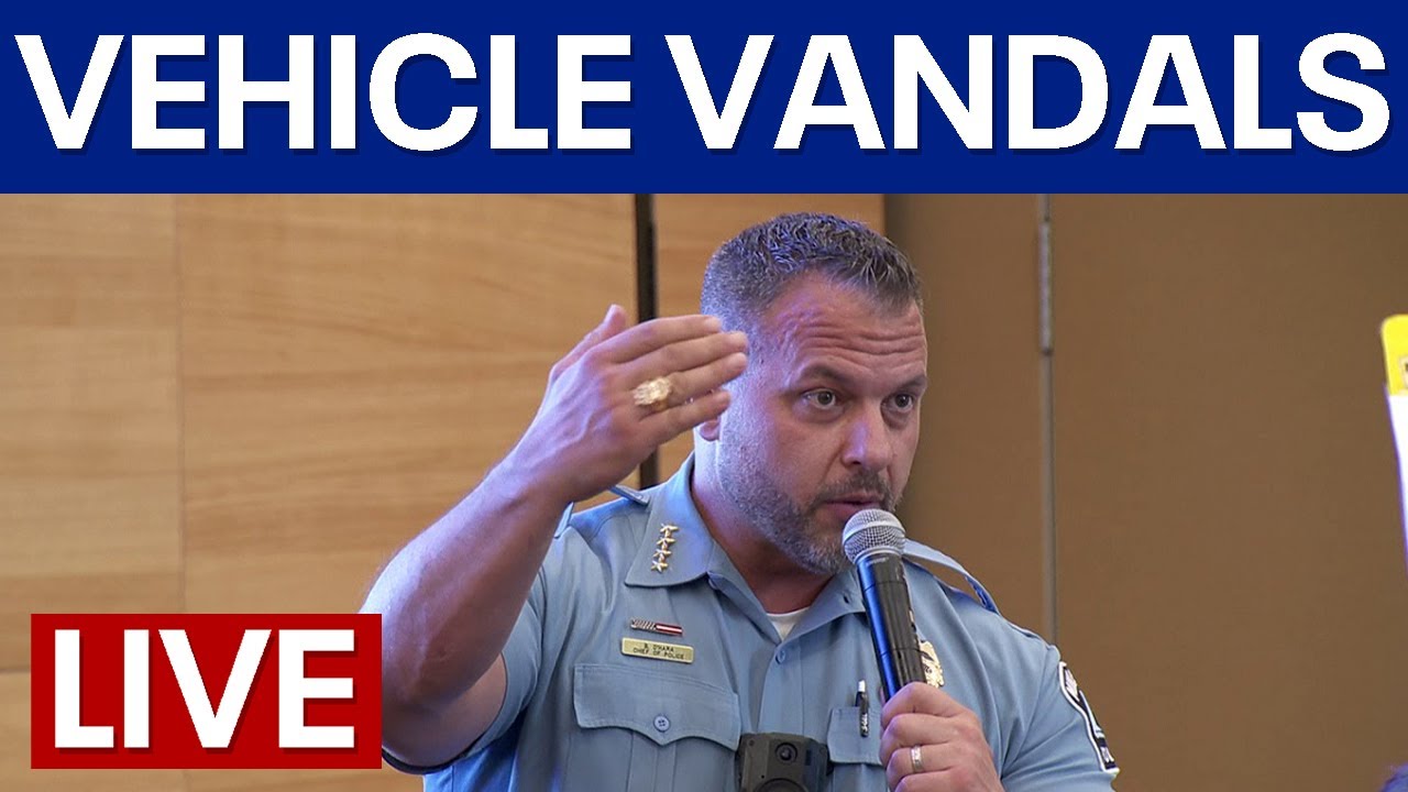 LIVE I Minneapolis police speak on recent rash of vehicle vandalism