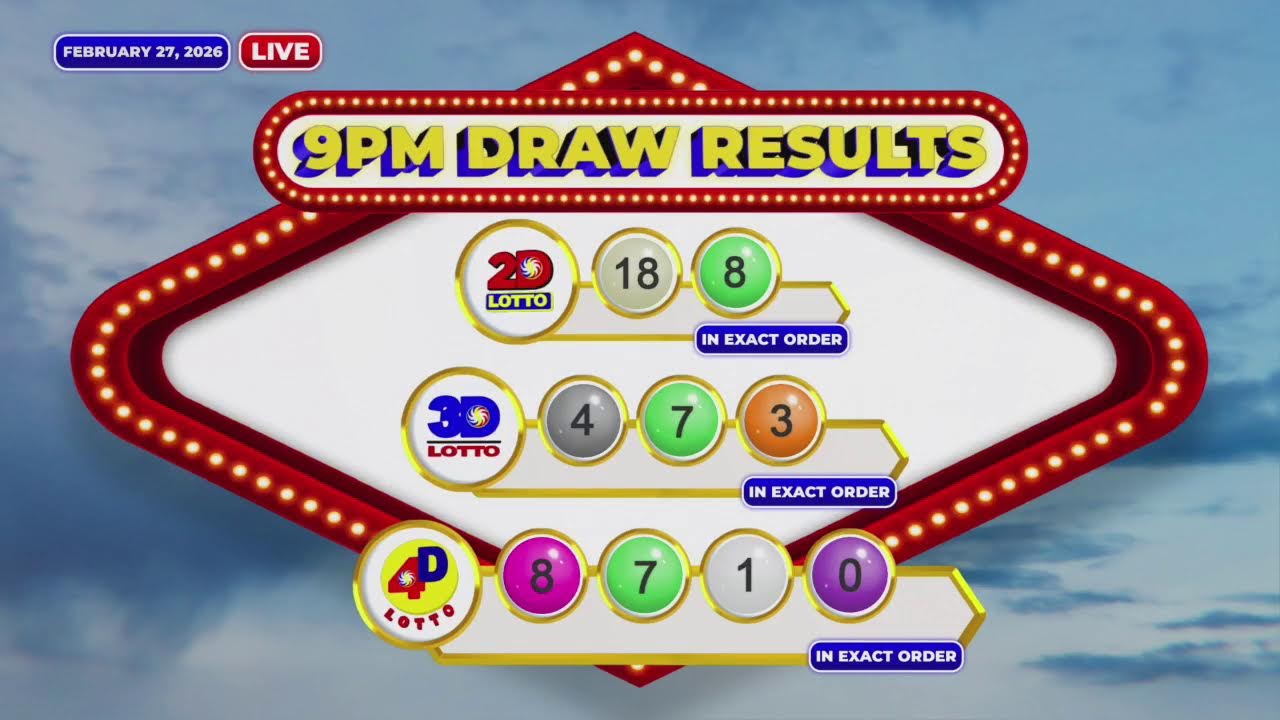 [LIVE] PCSO 9:00 PM Lotto Draw - February 27, 2026