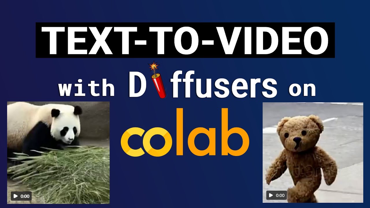 Text-to-video-synthesis with Diffusers and Colab
