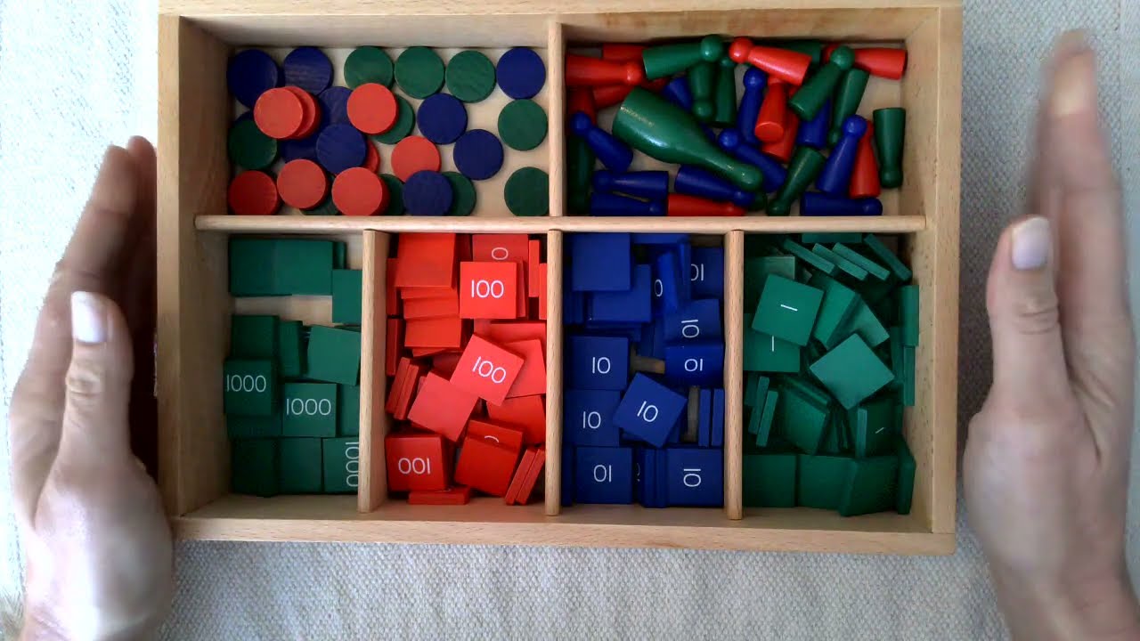 Montessori Stamp Game Introduction | Lesson 1