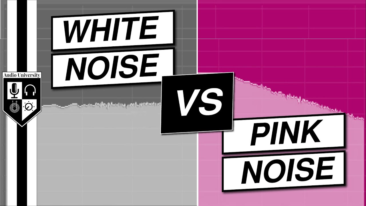 White Noise vs Pink Noise [Audio Engineering & Music Production]