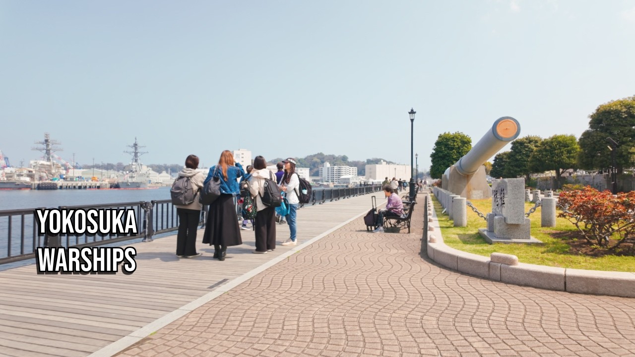 Walking Yokosuka, Japan | Warships, Dobuita Street and Mikasa Park