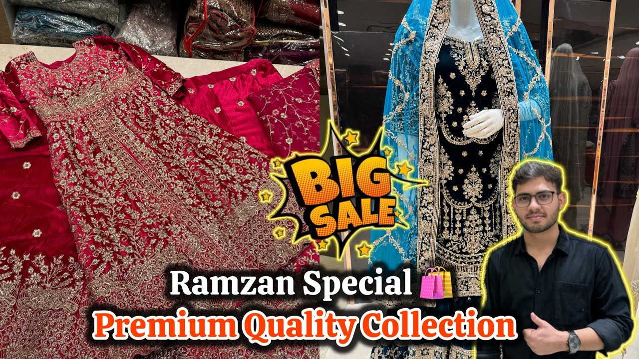 Original Pakistani Designer Suits || Ramzan Special Collection “Most Viral Showroom In Hyderabad 