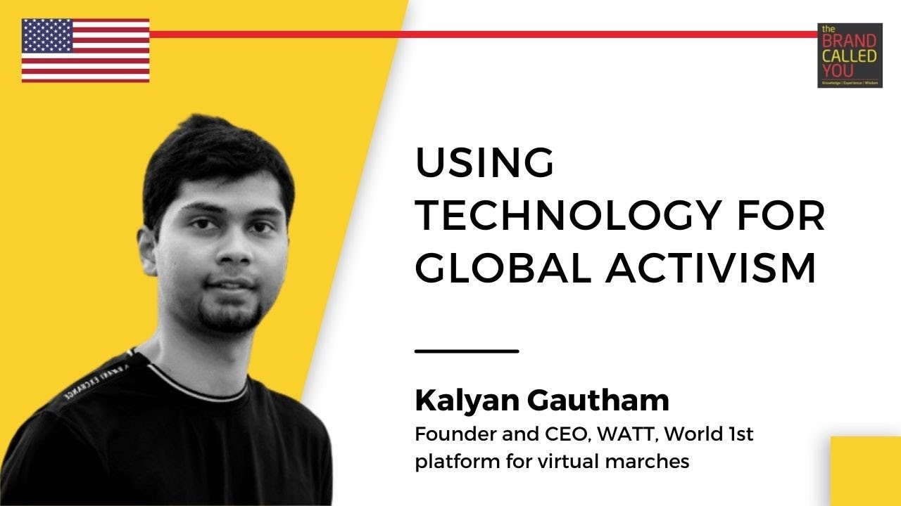Standing up for SOCIAL CAUSES across the World |  Kalyan Gautham | TBCY