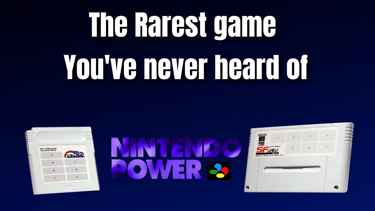 This Nintendo Cart Shouldn’t Exist!! (The Nintendo Power Story)